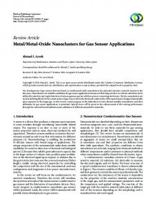 Metal-Oxide Nanoclusters for