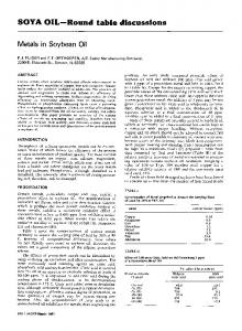 Metals in soybean oil | SpringerLink