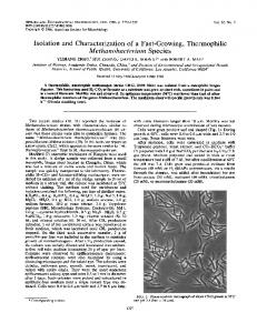 Methanobacterium Species - Europe PMC