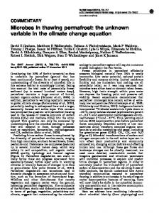 Microbes in thawing permafrost - Nature
