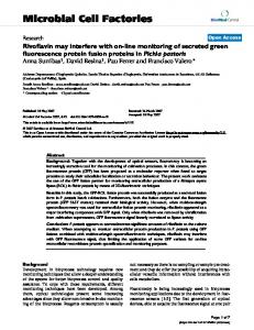 Microbial Cell Factories - BioMedSearch