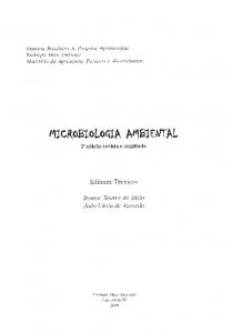 MIcRoBIoLoGIA AMBIENTAL - Livraria Embrapa