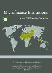 microfinance institutions - SESRIC