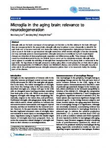 Microglia in the aging brain: relevance to ... - BioMedSearch