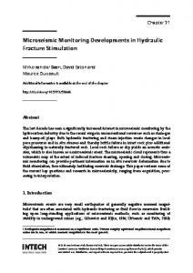 Microseismic Monitoring Developments in