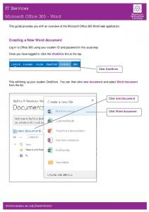 Microsoft Office 365 - Word