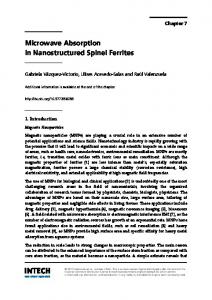 Microwave Absorption in Nanostructured Spinel Ferrites - IntechOpen