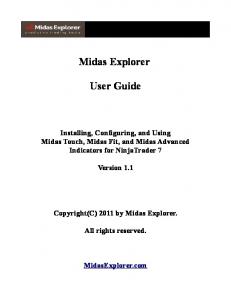 Midas Explorer User Guide