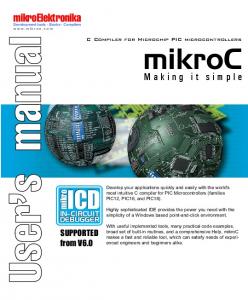 mikroC Users Manual - Introduction