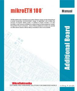 mikroETH100 Board User Manual