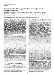 mineral metabolism - Europe PMC