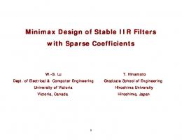 Minimax Design of Stable IIR Filters with Sparse Coefficients