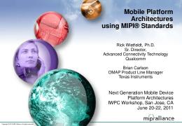 MIPI Alliance Overview