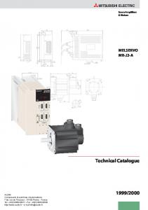 MITSUBISHI ELECTRIC - Catalogue : Servo amplificateurs et - Audin