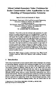 Mixed Initial-Boundary Value Problems for Scalar Conservation Laws