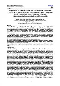 Mixed Ligand Complexes Sc