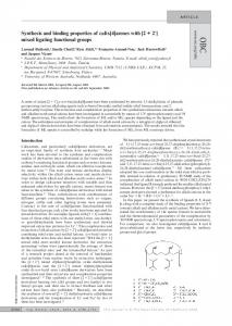 mixed ligating functional groups