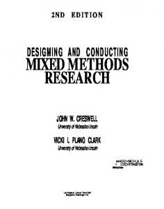 mixed methods research