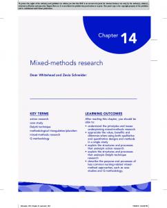 Mixed-methods research