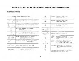 ML102530301 - Typical Electrical Drawing Symbols and Conventions.