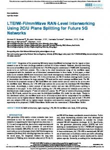 mmWave RAN-Level InterworkingUsing 2C