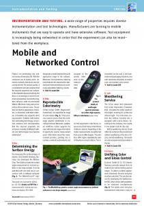 Mobile and Networked Control - Kunststoffe.de