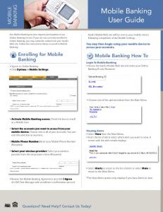 Mobile Banking User Guide