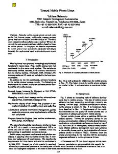 Mobile Phones and Linux Paper