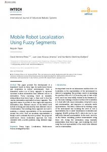 Mobile Robot Localization Using Fuzzy Segments