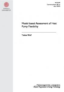 Model-based Assessment of Heat Pump Flexibility