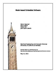 Model-based Embedded Software