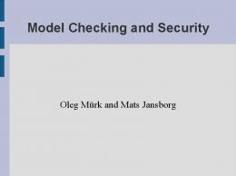 Model Checking and Security