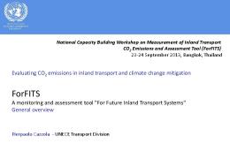 Model overview - UNECE