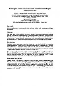 Modeling and current control of a Double Salient ... - IEEE Xplore