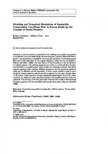 Modeling and Numerical Simulations of Immiscible Compressible ...