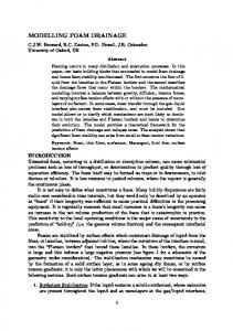 modelling foam drainage - Core