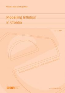 Modelling Inflation in Croatia - Ekonomski institut, Zagreb