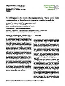 Modelling suspended-sediment propagation and related heavy metal ...