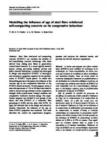 Modelling the influence of age of steel fibre reinforced ... - Springer Link