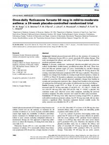 moderate asthma - Wiley Online Library