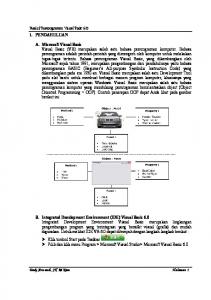 Modul Pemrograman Visual Basic 6.0 Modul Pemrograman Visual ...