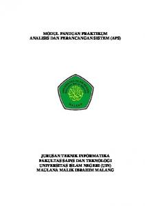 MODUL PRAKTIKUM APS