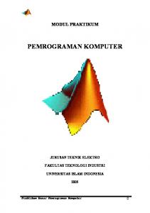 modul praktikum pemrograman komputer