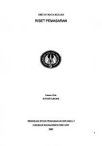 MODUL RISET PEMASARAN.pdf - Meiza86