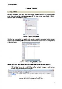 modul spss statistik 2013