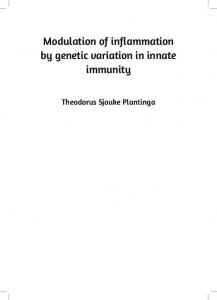 Modulation of inflammation by genetic variation in