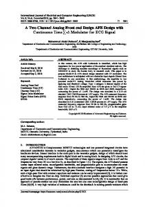 Modulator for ECG Signal