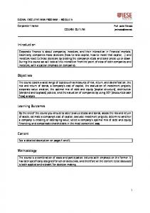 MODULE 5 CORPORATE FINANCE