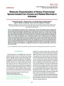 Molecular Characterization of Various