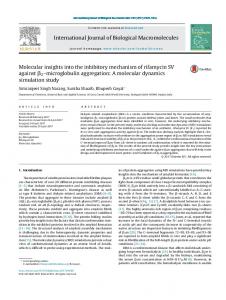 Molecular insights into the inhibitory mechanism of